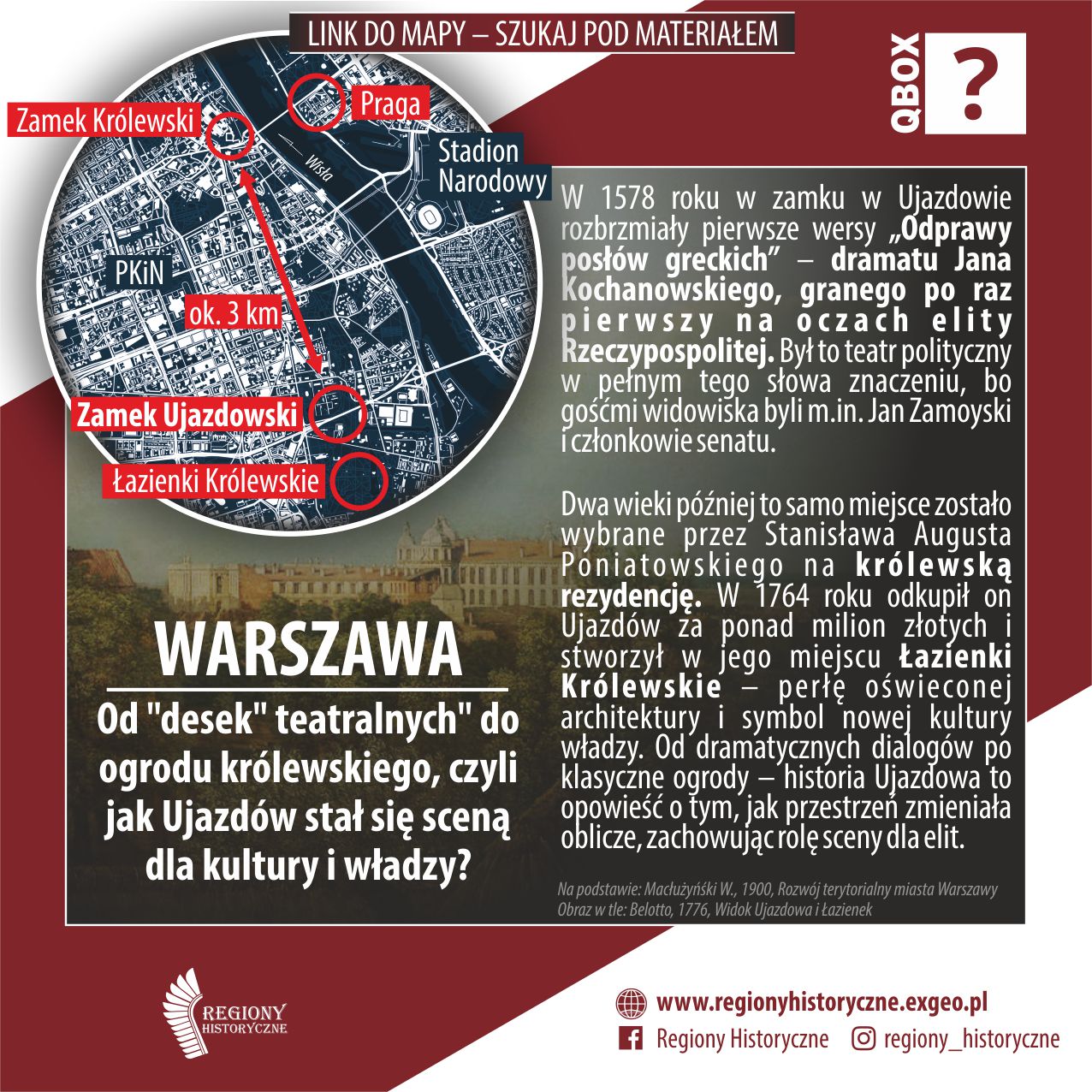 WARSZAWA | Od  desek teatralnych do ogrodu królewskiego, czyli jak Ujazdów stał się sceną dla kultury i władzy?
